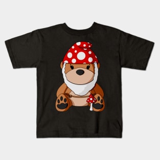 Gnome Teddy Bear Kids T-Shirt